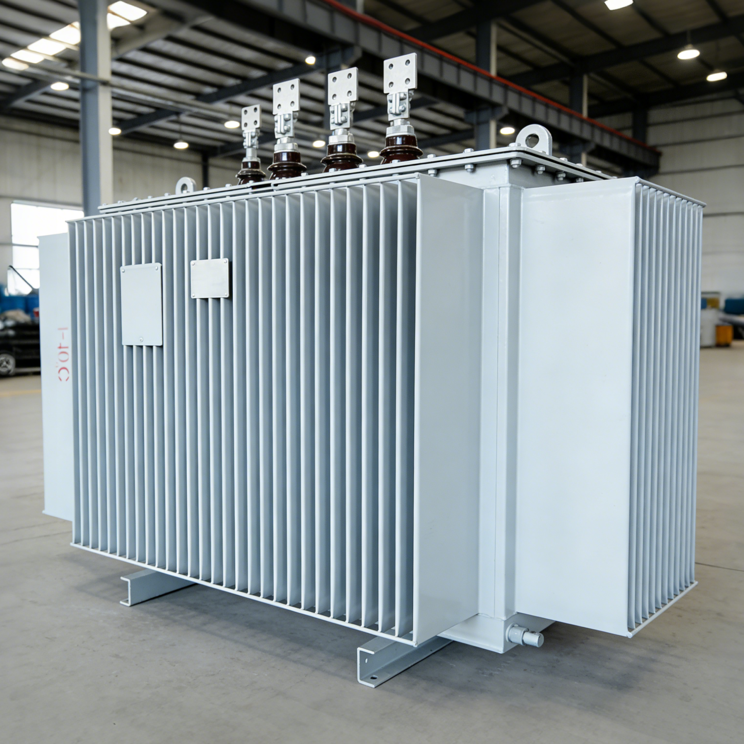 Oil immersed transformer tank structure